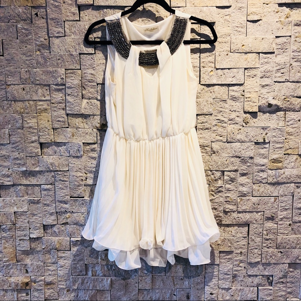 Flowy White Formal Dress